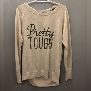 Ideology Beige 'Pretty Tough' Women's Sweater